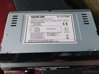 Sencor SCT 5017BMR auto radio s Bluetooth - 2