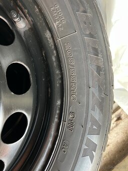 Zimní kola 5x112 + Bridgestone Bizzak LM-32 205/55 R16 - 2