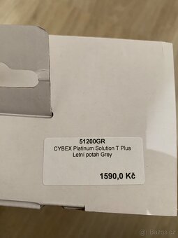 Cybex Platinum T plus Solution 15-36kg letní potah - 2