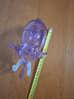 Hutní sklo slon pokladnička - 2