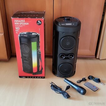 Bluetooth reproduktor s mikrofonem a solárním panelem - 2