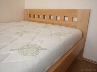 Nová 4 cm buková postel, nosnost 650 kg, Odvezu a smontuji - 2