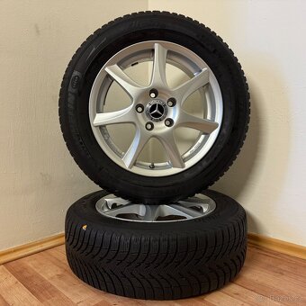 MERCEDES A/B/CLA 5x112 R16 ET44+ZIMNÍ 205/60R16 6,5/6mm - 2