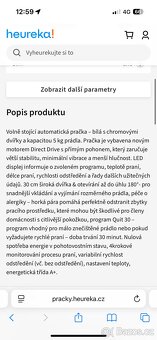 Pračka LG úzká výborný stav - 2