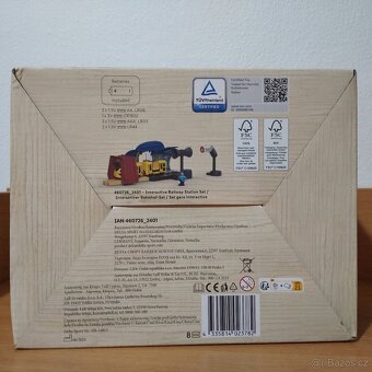 Playtive Dřevěná železnice Nádraží NOVÉ - 2