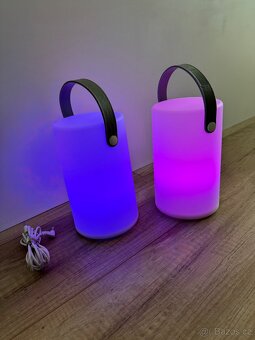 Venkovní LED lampičky Tchibo – 2 ks, nabíjecí - 2