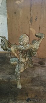 Mosazna socha asiat - 2