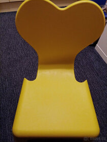 Dětská židle - banánově žlutá - 2