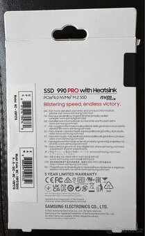 SAMSUNG 990 PRO 2TB + chladič - 2