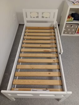 Dětská postýlka 160 x 70 cm + rošt + matrace - 2