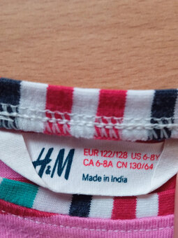 Dívčí šaty s Minnie zn. H&M vel. 122/128 - 2