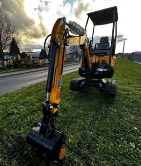 pásový bagr, minibagr, lžíce za 16000 k bagru, Kubota - 2