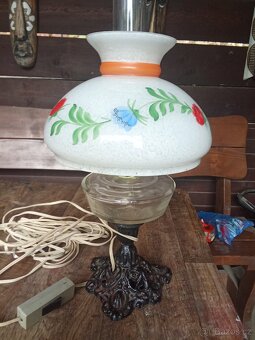 Retro petrolejova lampa na elektriku - 2