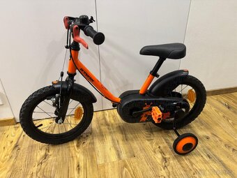 Dětské kolo BTWIN Robot 14” + přídavná kolečka + zvonek - 2