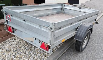 Přívěs bržděný sklopný 1300kg - 2
