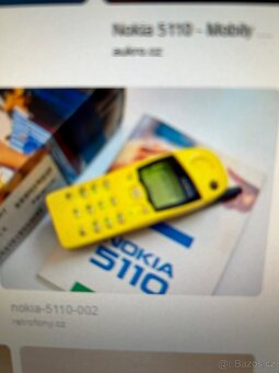 Koupím telefon Nokia 5110 žlutý kryt - 2