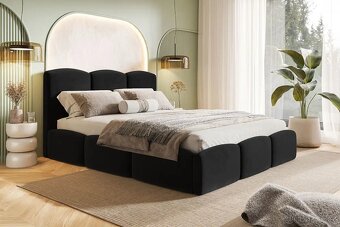 Manželská postel se zvedacím roštem Silvie - 2