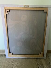 Originál malba na vypnuté plátno akademického studenta - 2