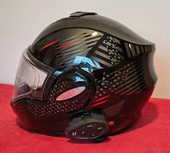 Překlápěcí přilba Scorpion Exo-Tech, vel.S + Interphone Tour - 2