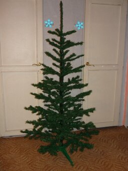 Vánoční umělý stromek 180 cm  - 2