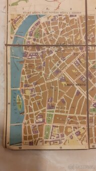 Stará mapa Prahy - 2
