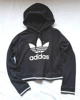 CROP TOP MIKINA -ADIDAS- M/L, 38/40.. - 2