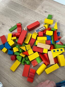 Dřevěná stavebnice / kostky - 2