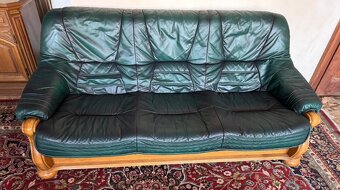 Rustikální kožená sedačka,6086 - 2