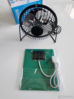 USB mini ventilátor + solární panel - 2