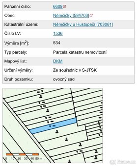 Na prodej pozemek v Němčičkách u Hustopečí - 2