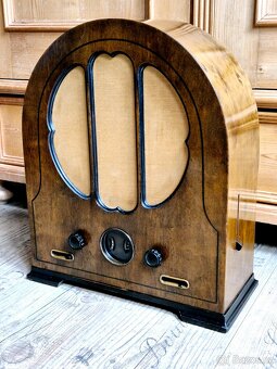 Starožitné rádio Telefunken 33WEa, rok 1930 - 2