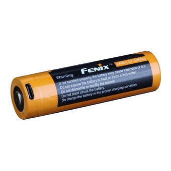 Značková a kvalitní baterie Fenix 21700 s nabíjením USB-C. - 2