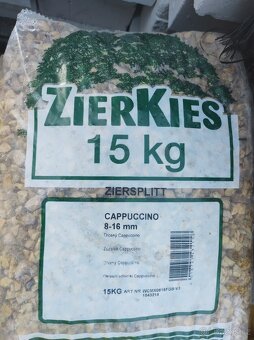 Dekorační drť 8 mm - 16 mm 15 kg / pytel Cappuccino-nové - 2
