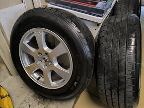 Alu kola Volvo XC60 5x108 r17 Originál,pneu zimní 6mm235/65 - 2