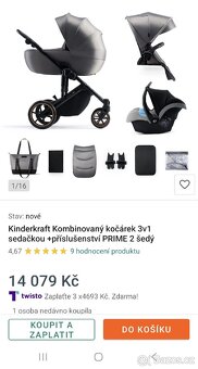 Kočárek 3v1 - 2
