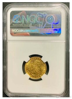 Svatováclavský dukát 1926, certifikace NGC MS 65 - 2