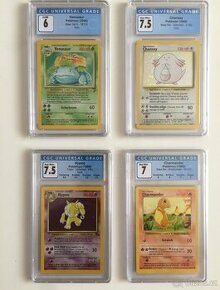 Pokemon karty Venusaur, Chansey, Hypno, Charmander - 2