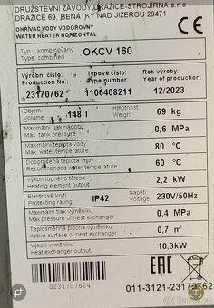 Bojler Dražice okcv 160 - 2