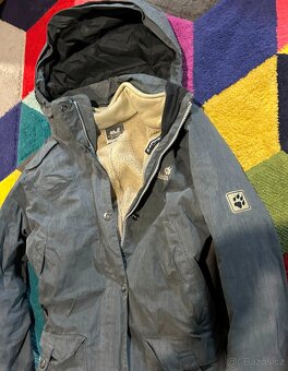 JACK WOLFSKIN-TEXAPORE  OUTDOOR BUNDA ZIMNÍ-3 V 1 - 2