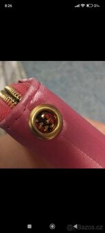 Nová světle růžová peněženka s kroužkem na zavěšení - 2