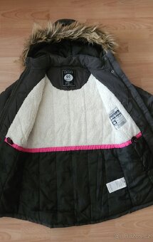 Zimní bunda tmavě šedá Staccato dámská/dívčí vel. L - 2