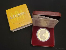 Jubilejný rok 2000 - bimilénium zlatá minca 10 000 Sk - 2