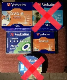 DVD a CD media + Interní mechaniky - 2