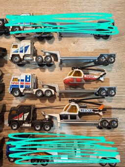 Matchbox Convoy s lodí, helikoptéra - 2
