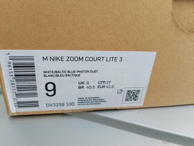 zánovní tenisky Nike Zoom Court Lite 3, vel. 42,5 (27cm) - 2