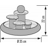 Interierova keramicka fontana - 2