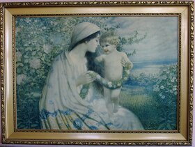 obraz Madona s dítětem - reprodukce - 2