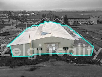 Pronájem haly - 1200m2 - v průmyslovém areálu - Kojetín - M - 2