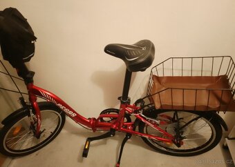 NOVÉ LIBERTY Skládací kolo PEGAS 1spd 20", červené - 2