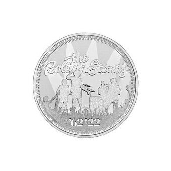 25x 1oz The Rolling Stones - investiční stříbrná mince 2023 - 2